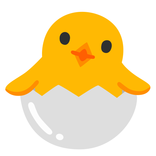 Emoji Hatching Chick